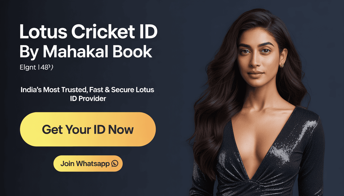 Lotus Cricket ID Features by Mahakal Book