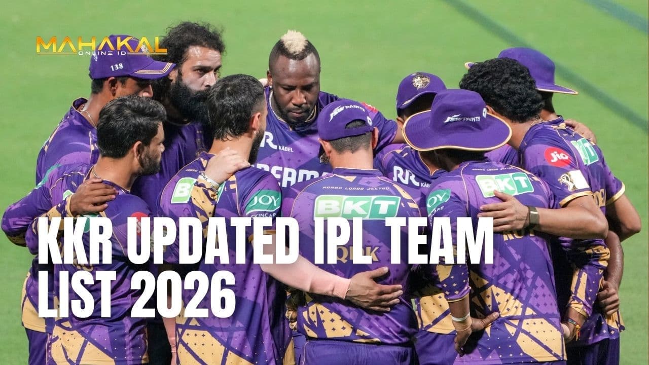 KKR Updated IPL Team List 2026 & Full Squad