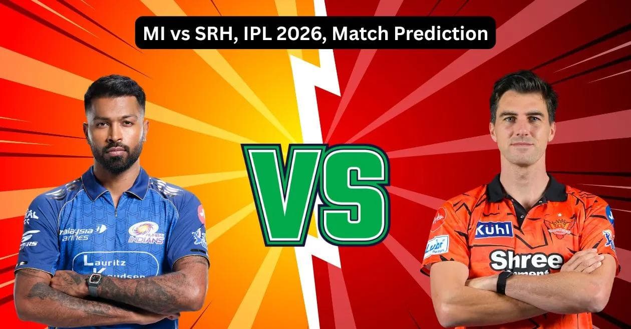 MI vs SRH Match Prediction IPL 2026: Playing XI, Pitch Report, and Winner Forecast